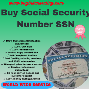 Buy Social Security Number SSN-