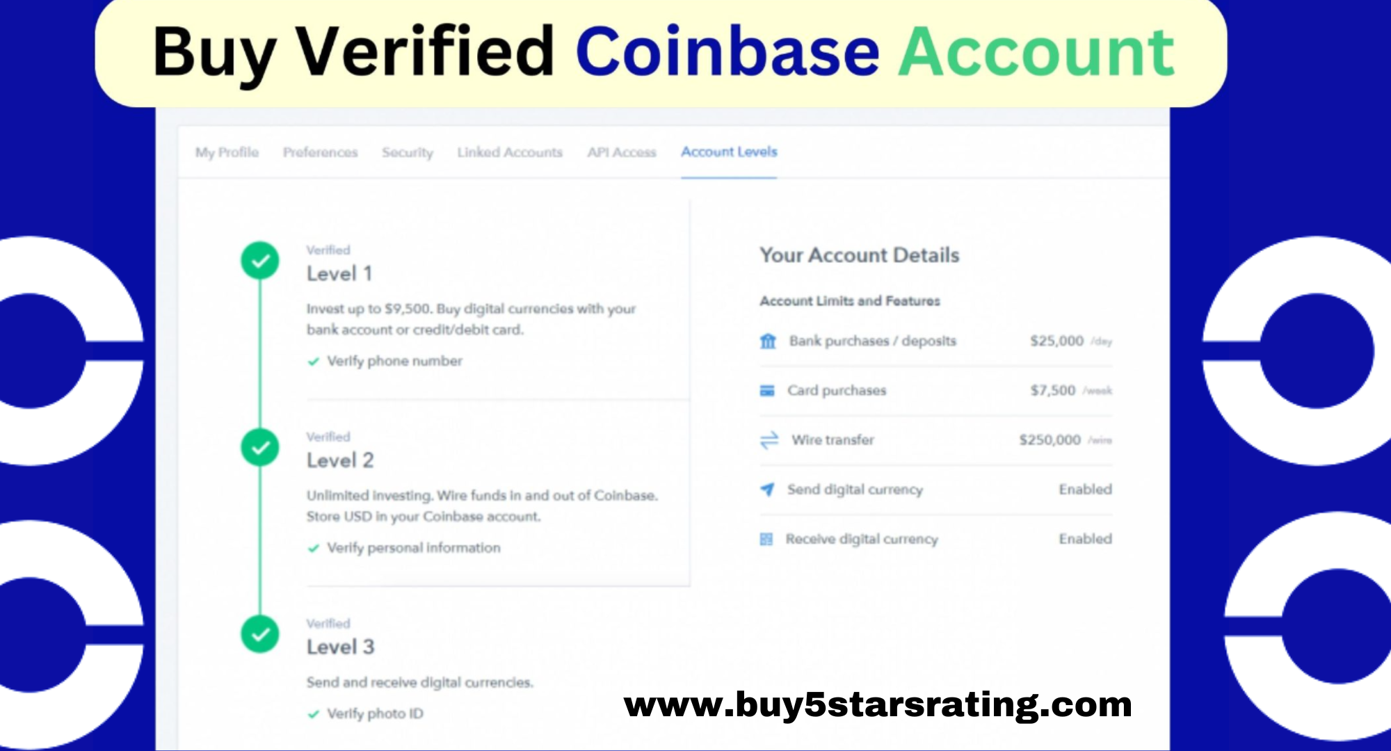 Buy Verified Coinbase Accounts 